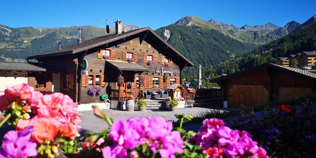 Auberge La Tzoumaz Buitenkant foto